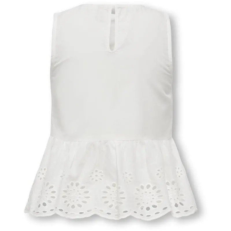 Kids Only Cloud Dancer Kogbondi Life S/L Emb Top Wvn 3