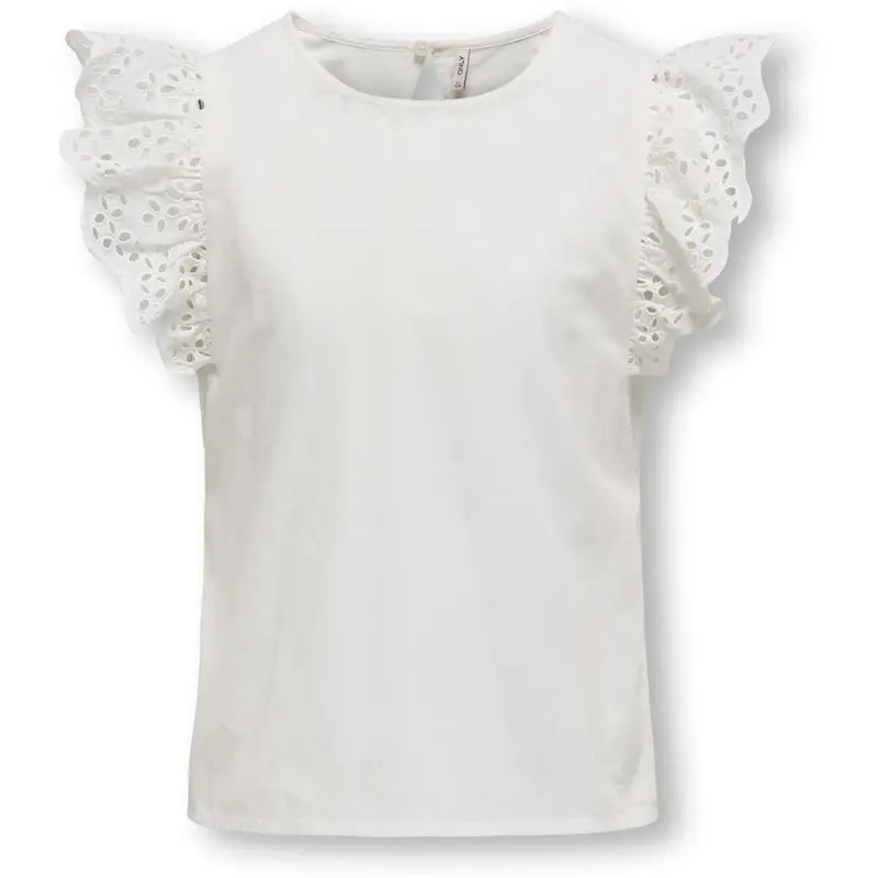 Kids Only Cloud Dancer Koglou Life S/L Emb Top Wvn 1
