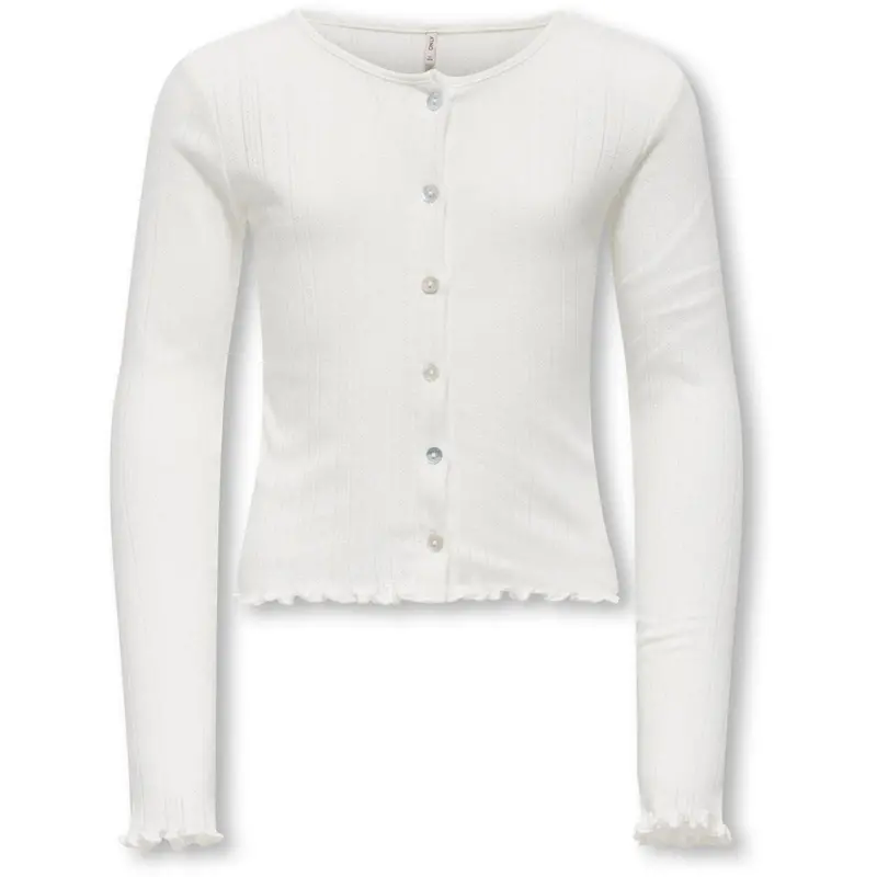 Kids Only Cloud Dancer Kogsalsa Life L/S Cardigan Jrs 1