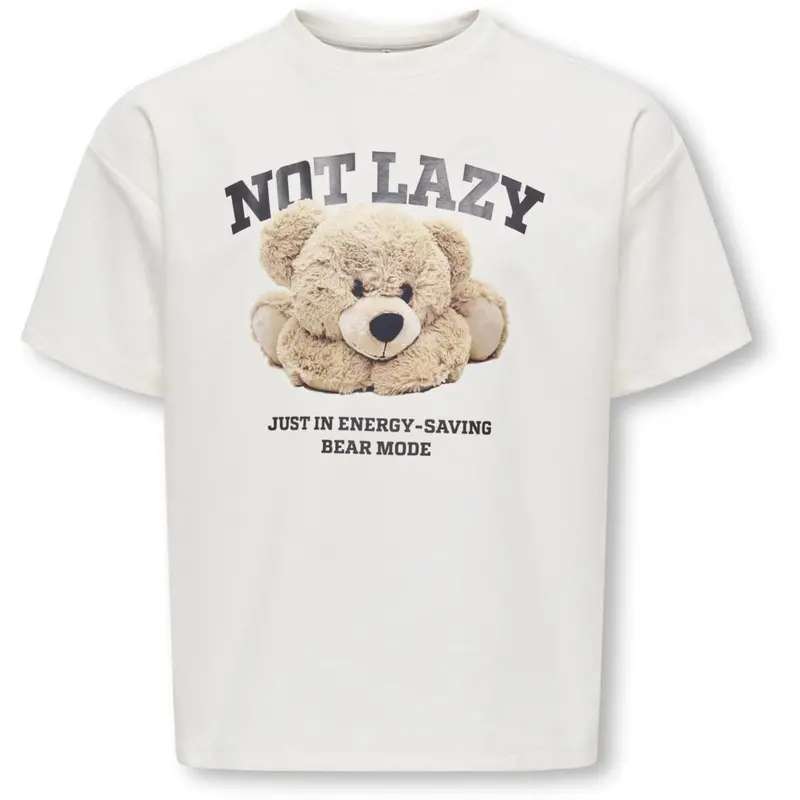 Kids Only Cloud Dancer Lazy Kogbillie Ss Loose Teddy Top Jrs Noos 1