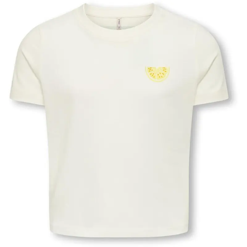 Kids Only Cloud Dancer Lemon Kogannbel-Sun Life S/S Short Tee Cs Jrs 1