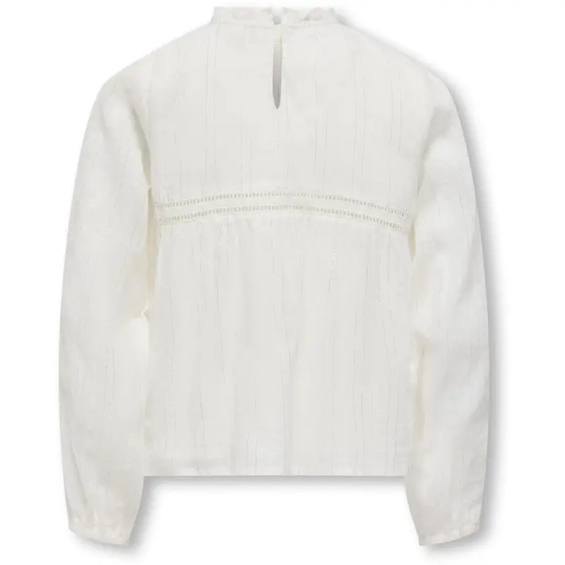Kids Only Cloud Dancer Lurex Kogrhea L/S Glitter Top Wvn 3