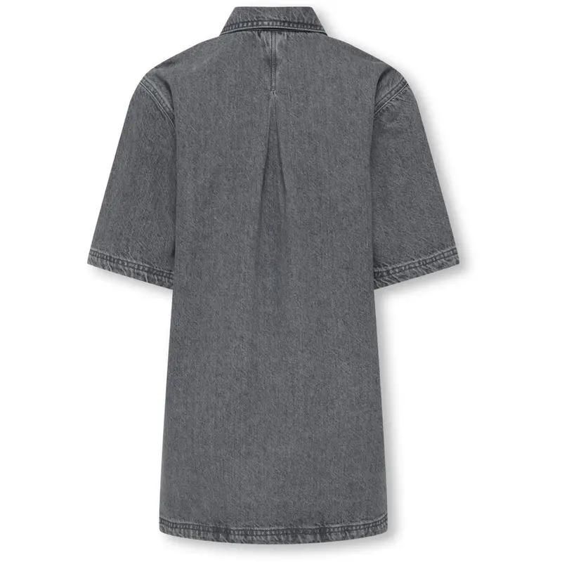 Kids Only Grey Denim Koggry S/S Dress Dnm Azg 3