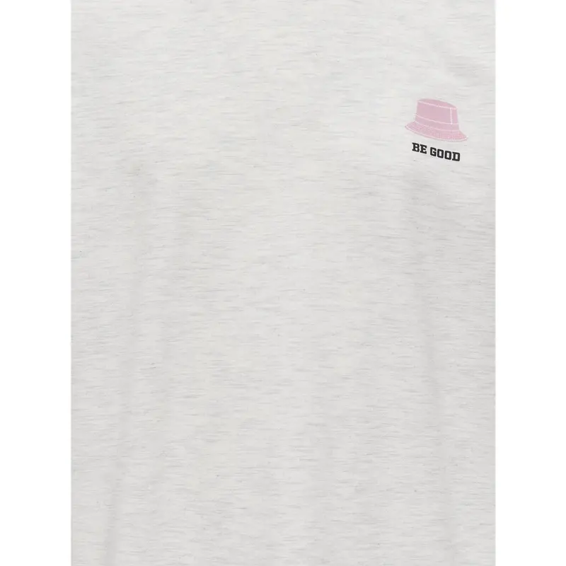 Kids Only Light Grey Melange Collage Kogbillie Ss Loose Teddy Top Jrs Noos 2