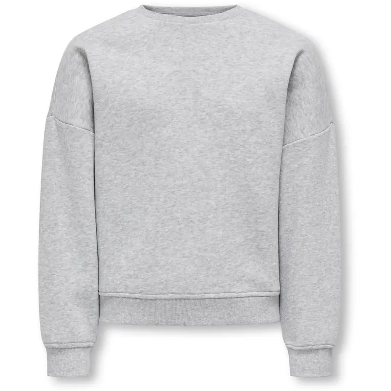 Kids Only Light Grey Melange Kogsweat L/S Crew Oversize Swt Noos 1