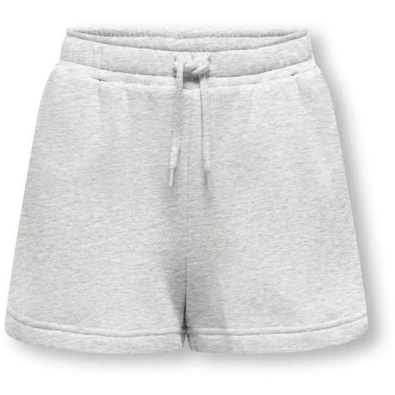 Kids Only Light Grey Melange Kogsweat String Shorts Vd Swt 1