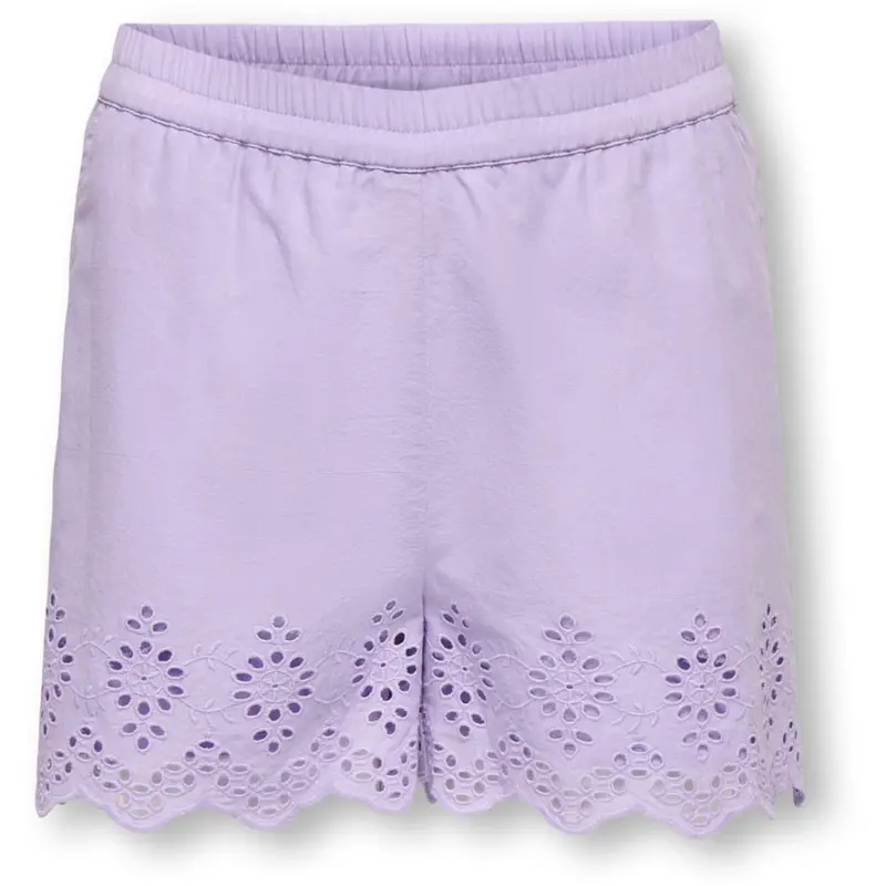 Kids Only Lilac Breeze Koglou Life Emb Shorts Wvn 1