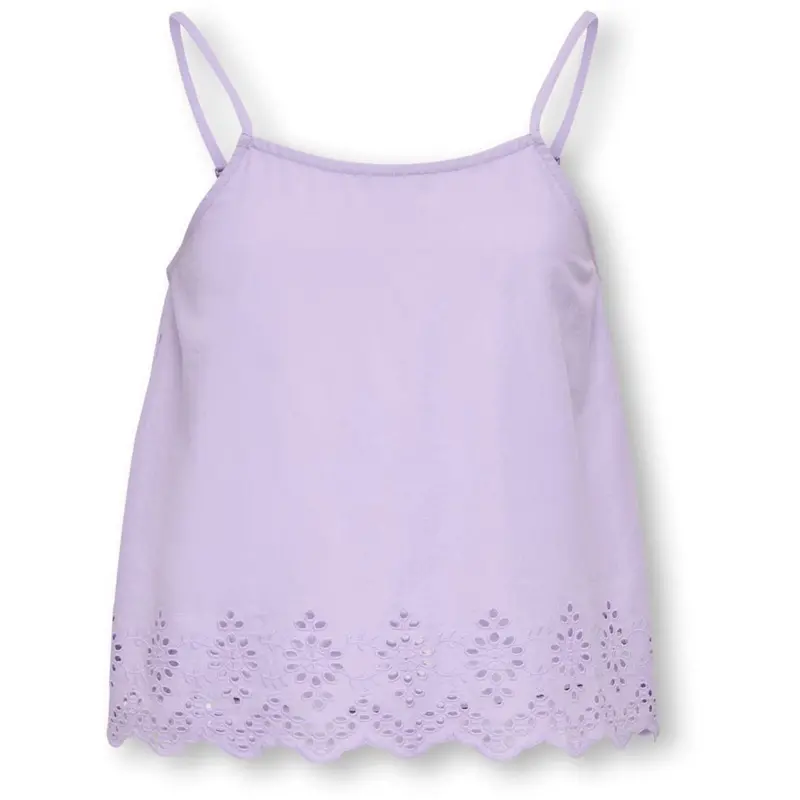 Kids Only Lilac Breeze Koglou Life Emb Singlet Wvn 1