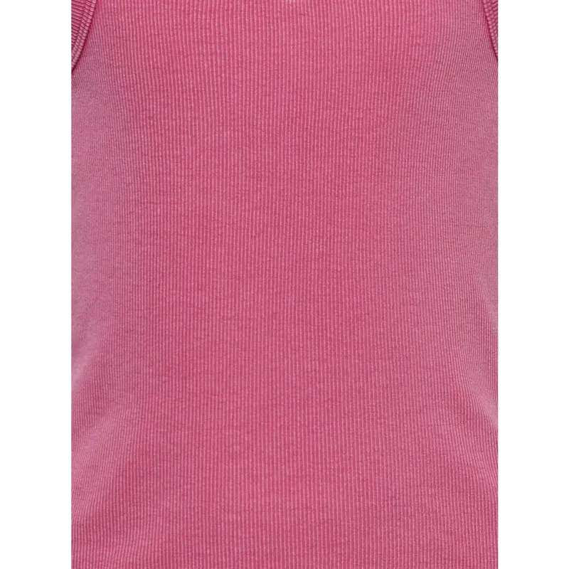 Kids Only Magenta Smiley Kogjilly Emb Washed Tank Top Jrs 3