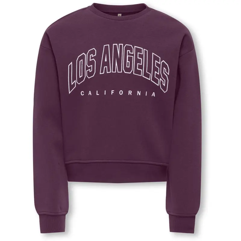 Kids Only Mauve Wine Los Angeles - California Kogsweat Life Ls Crew Ovz Stat Swt Noos 1