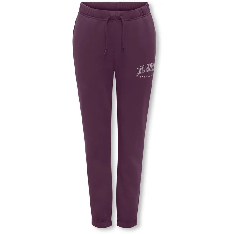 Kids Only Mauve Wine Los Angeles - California Kogsweat Life Pants Statement Cp Swt 1