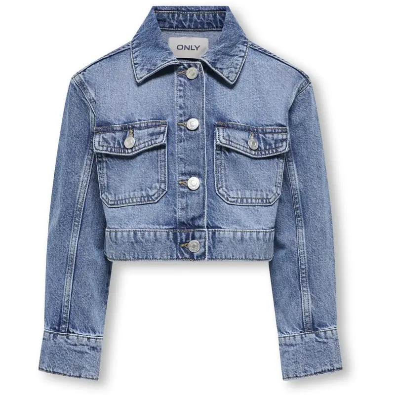 Kids Only Medium Blue Denim Koglumi Ls Jacket Dnm Pim Noos 1