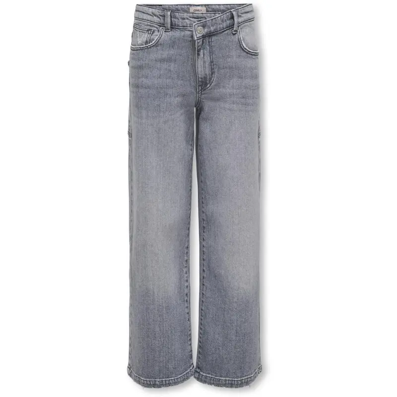 Kids Only Medium Grey Denim Kogcherry Crossover Wide Dnm Azg 1