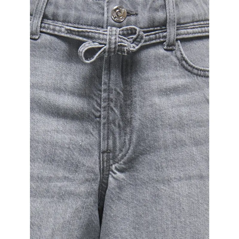 Kids Only Medium Grey Denim Koggianna Hw Belt Shorts Pimbox Dnm Noos 2