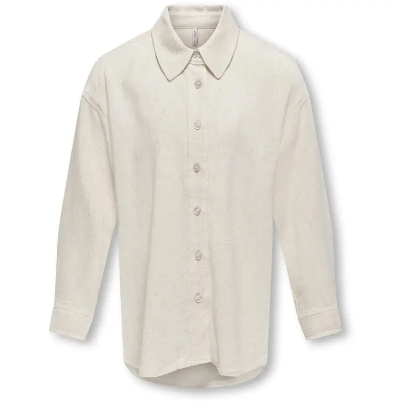 Kids Only Moonbeam Siesta L/S Linen Blend Ovs Shirt Pnt 1