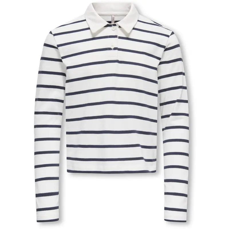 Kids Only Night Sky Stripes Kogsira L/S Polo Cs Jrs 1