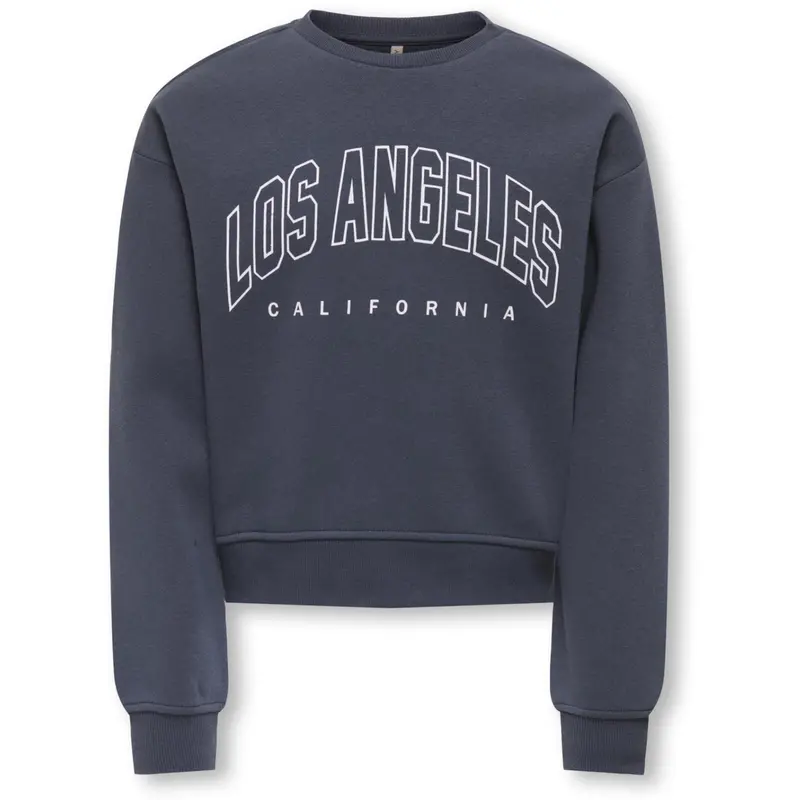 Kids Only Ombre Blue Los Angeles - California Kogsweat Life Ls Crew Ovz Stat Swt Noos 1