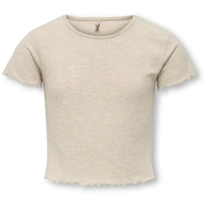 Kids Only Pumice Stone Melange Kognella S/S O-Neck Top Noos Jrs 1