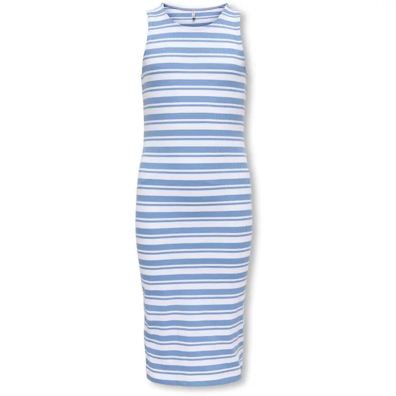 Kids Only Riviera Mix White Stripes Kogbelfast Life Stripe Sl Midi Dress Jrs 1