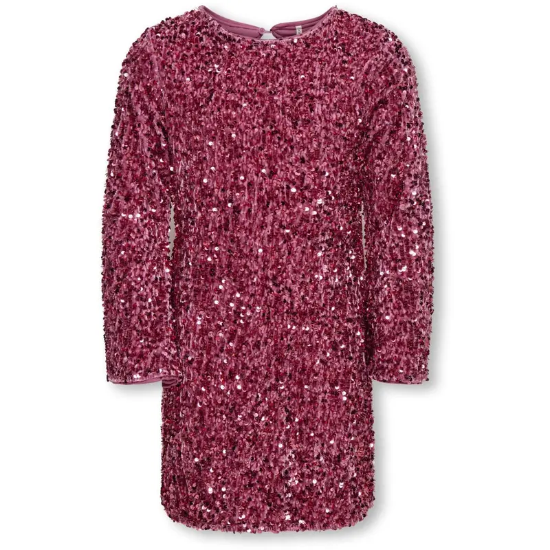 Kids Only Rose Wine Kogconfidence Life Ls Seq Flrd Dress Jrs 1