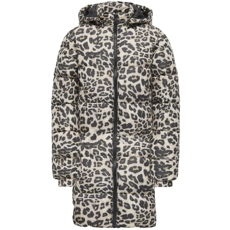 Kids Only Silver Mink Leo Kogdalia Puffer Aop Jacket Cs Otw 1