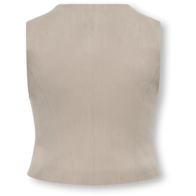 Kids Only Taupe Gray Melange Koghattie-Iris Waistcoat Tlr 4