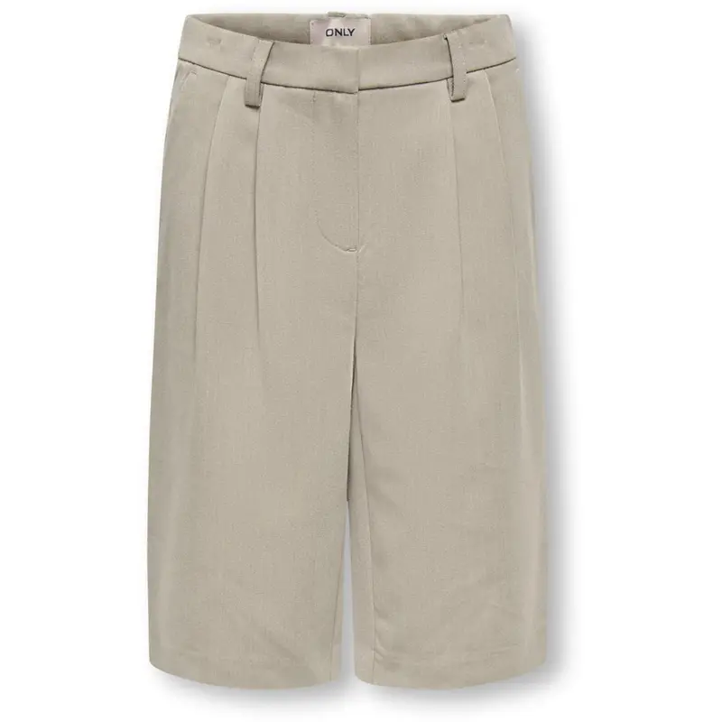 Kids Only Taupe Gray Melange Koghattie-Zal Life Lc Wide Shorts Tlr 1
