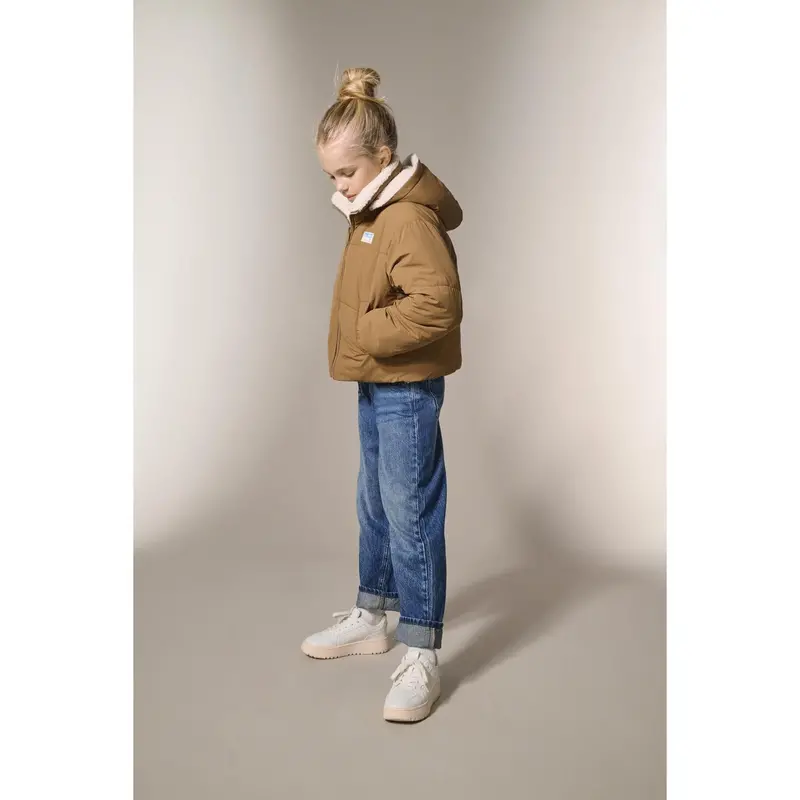 Kids Only Toasted Coconut Kogmaria Life Reversib Puffer Jacket Otw 3