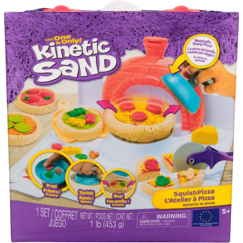 Kinetic Sand Squish Pizza 1