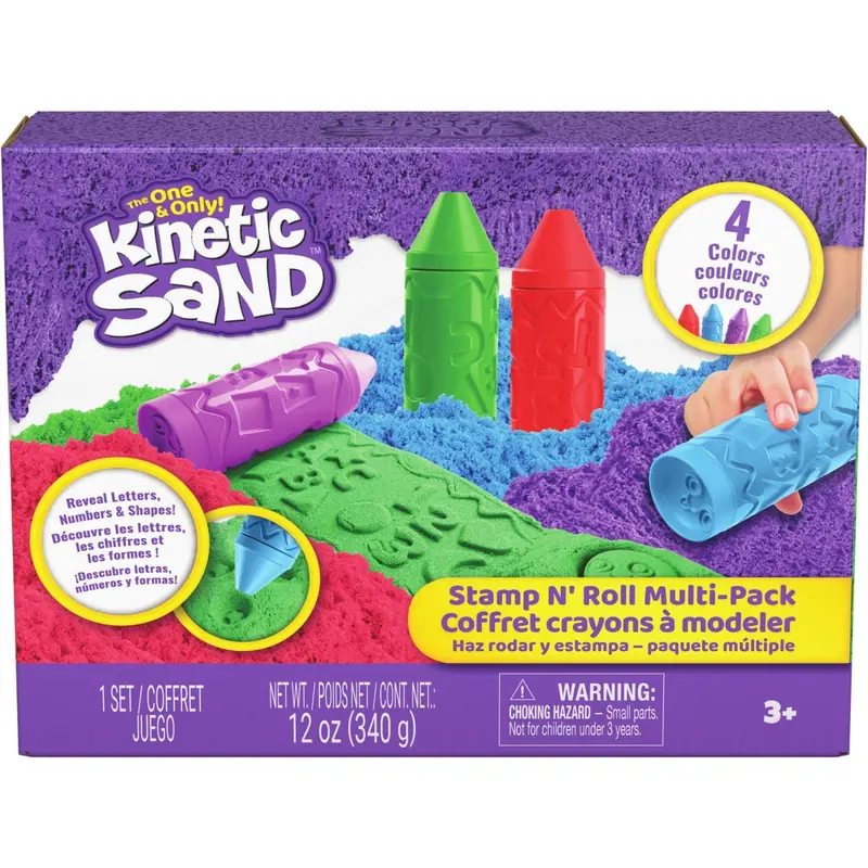 Kinetic Sand Stamp N' Roll Multipack 1