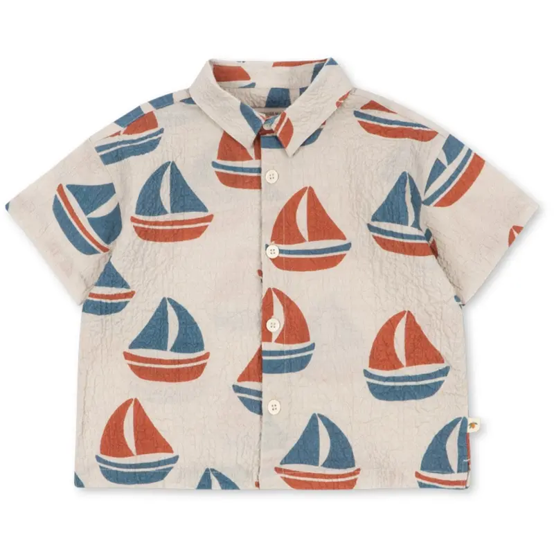 Konges Sløjd Ahoy Elliot Ss Shirt Gots 1