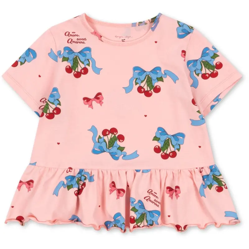 Konges Sløjd Amarena Basic Frill Tee Gots 1