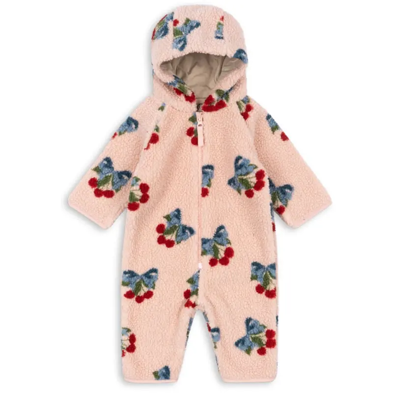 Konges Sløjd Amarena Rose Jody Teddy Onesie Grs 1