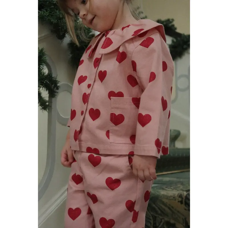 Konges Sløjd Amour Glitter Magot Frill Pants Denim Gots 3
