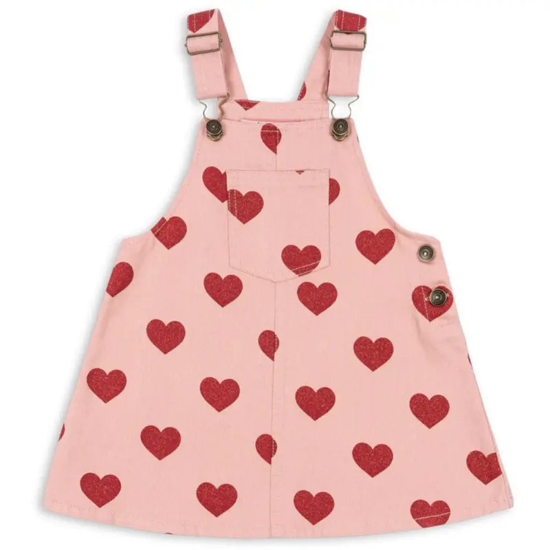 Konges Sløjd Amour Glitter Magot Overall Dress Denim Gots 1