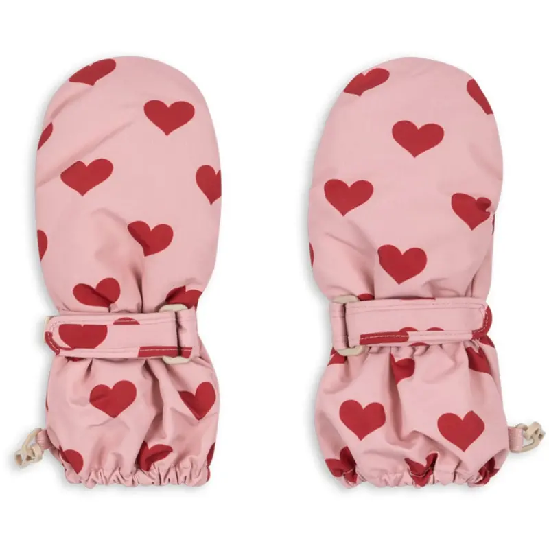 Konges Sløjd Amour Pink Nohr Snow Mittens Print 1
