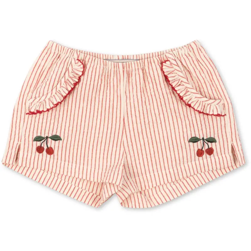 Konges Sløjd Amour Stripe Ellie Frill Shorts Gots 1