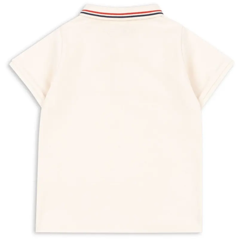 Konges Sløjd Antique White Florian Polo Shirt Gots 8
