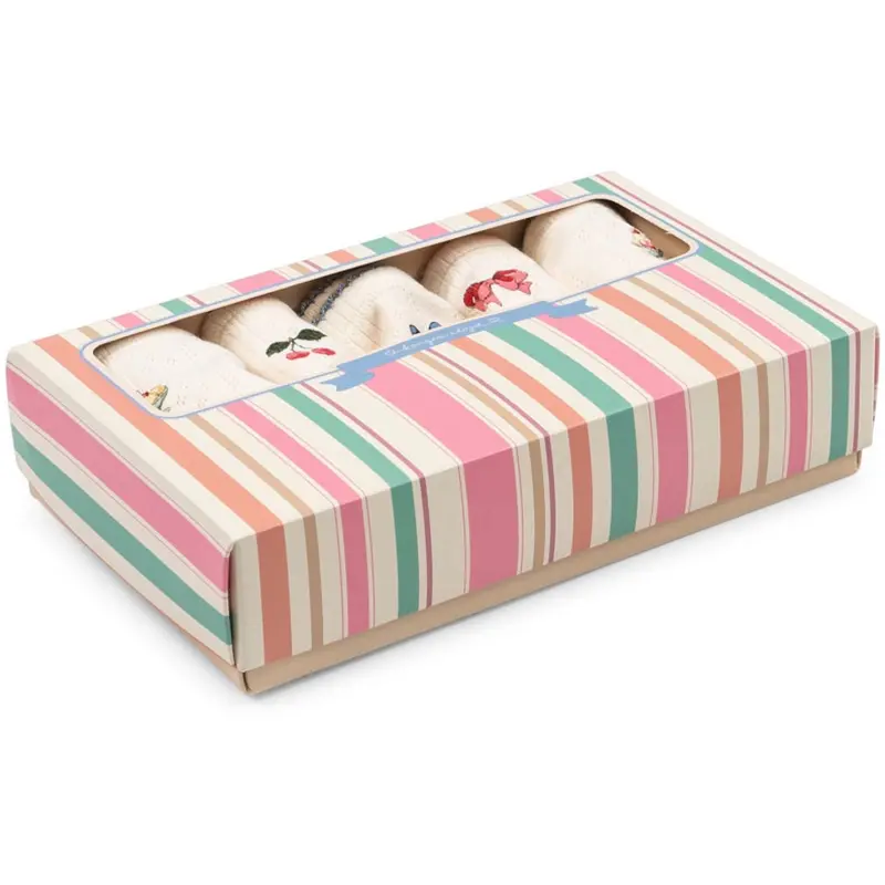 Konges Sløjd Antique White Minna 5 Pack Girl Underpants Gots 2