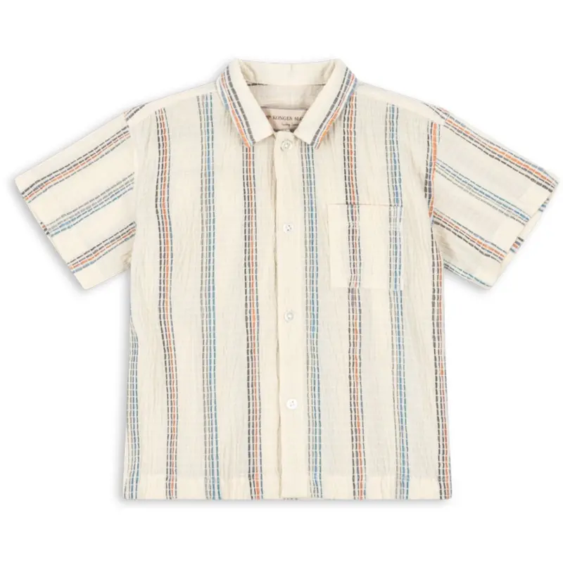Konges Sløjd Antique White Vincent Ss Shirt Gots 1