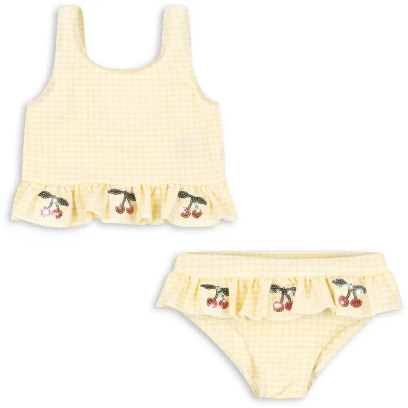 Konges Sløjd Banana Almond Check Etta Bikini 1