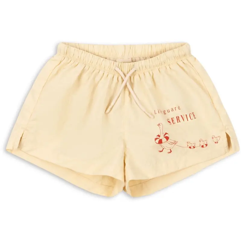 Konges Sløjd Banana Crepe Pomio Short Swim Shorts Grs 1
