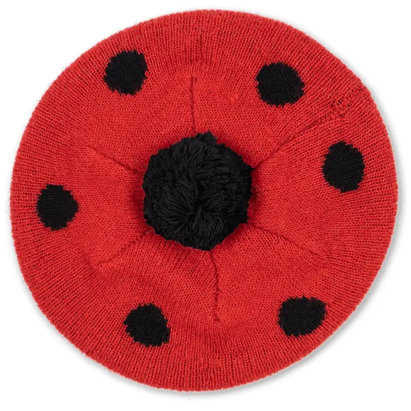 Konges Sløjd Barbados Cherry Ladybug Beret 1
