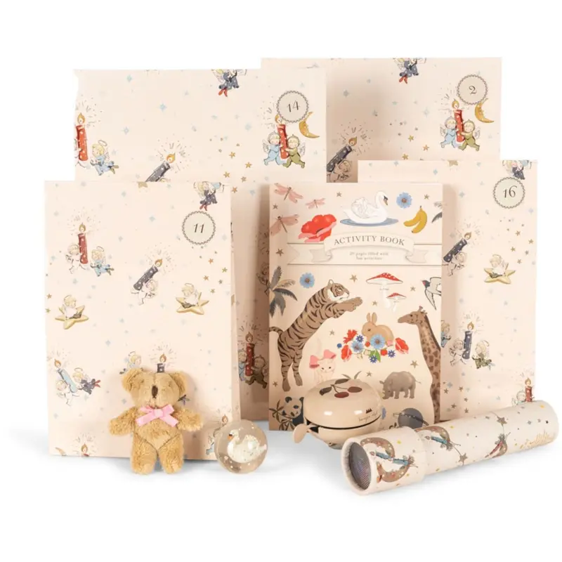 Konges Sløjd Beige Christmas Calendar With 24 Gifts 1