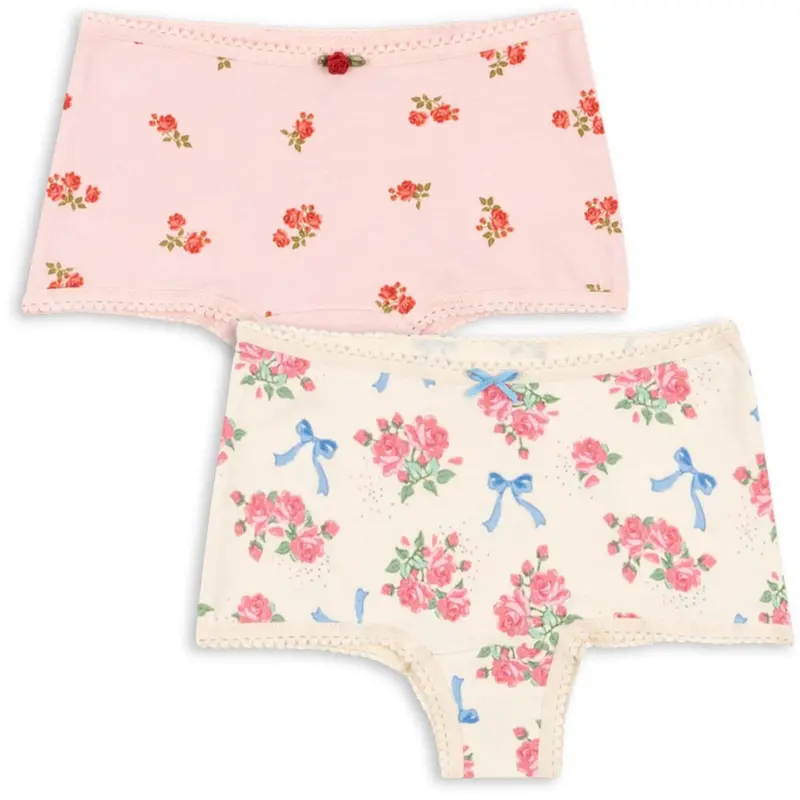 Konges Sløjd Bella Rosita/Rosa Pink Basic 2 Pack Girl Hipster Gots 1