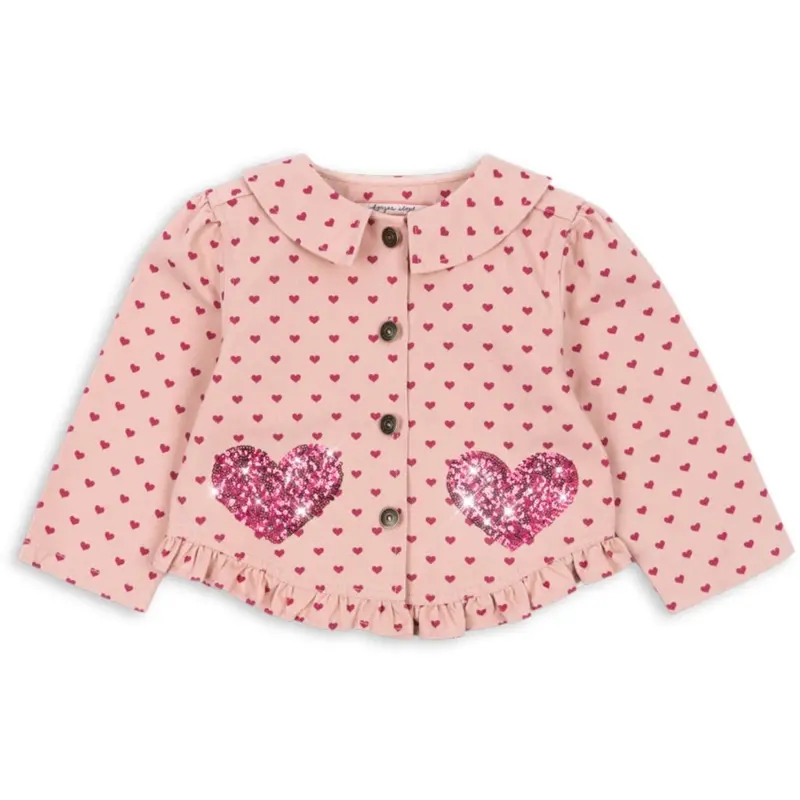 Konges Sløjd Berry Coeur Nola Sequin Shirt Jacket Gots 1