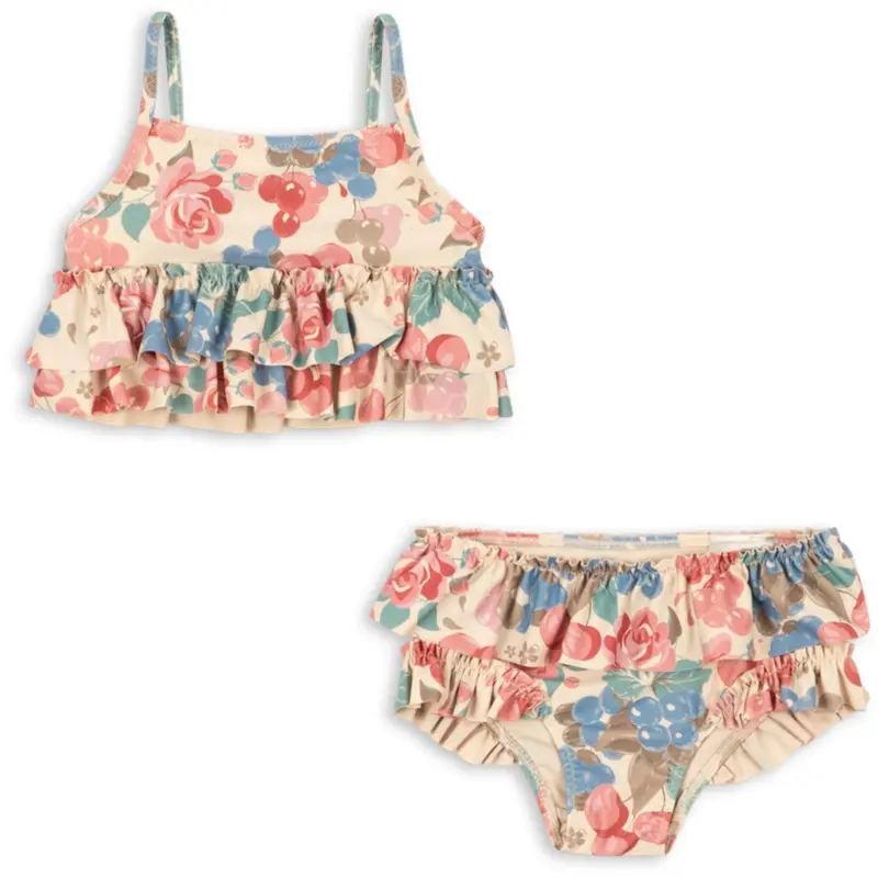 Konges Sløjd Bloomiegrape Manuca Frill Bikini Grs 1