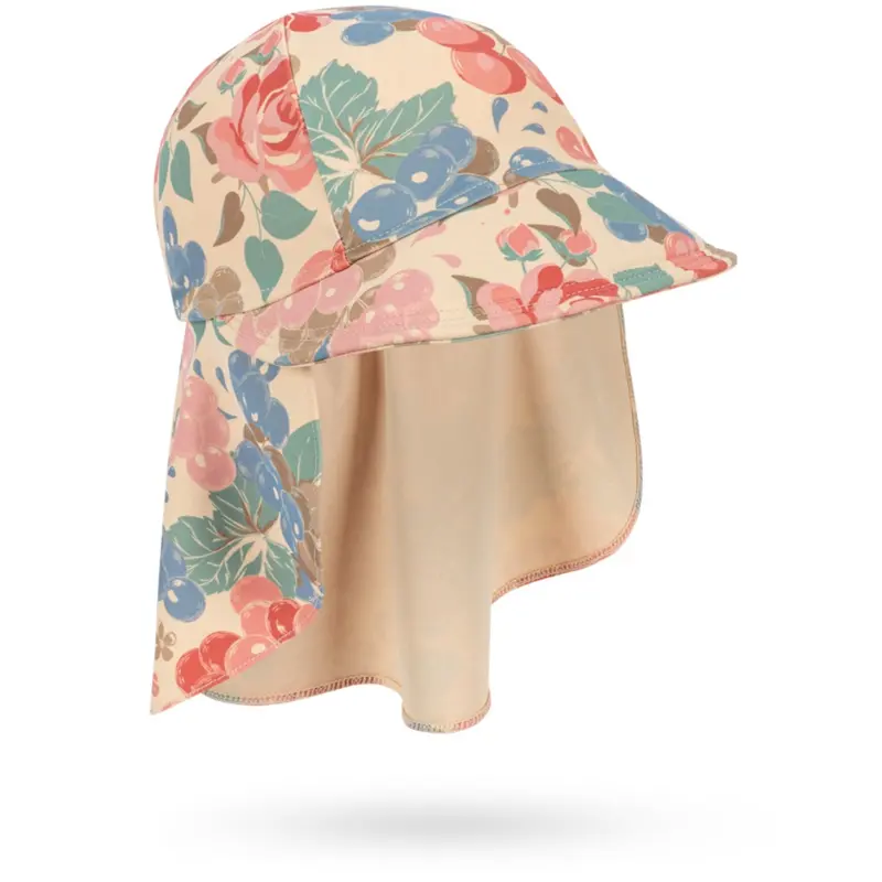Konges Sløjd Bloomiegrape Manuca Frill Sun Hat Grs 1