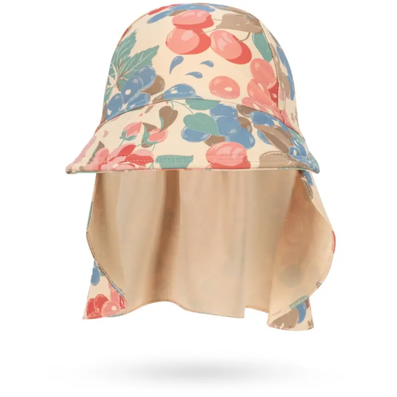 Konges Sløjd Bloomiegrape Manuca Frill Sun Hat Grs 2