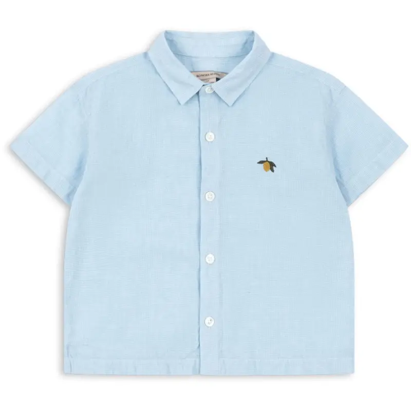 Konges Sløjd Blue Check Fran Shirt Gots 1
